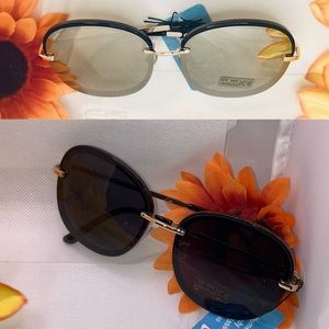 Round Oversized Women's Fashion Mirror Sunglasses